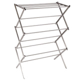Household Essentials Folding X-Frame Clothes Dryer, Stainless Steel
