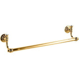 GM Luxury Brilla Wall Towel Bar Rail Holder Hanger Bath Hanging Rack, Brass