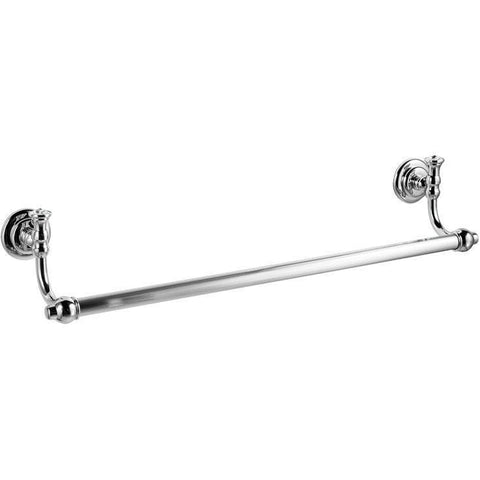 GM Luxury Brilla Wall Towel Bar Rail Holder Hanger Bath Hanging Rack, Brass