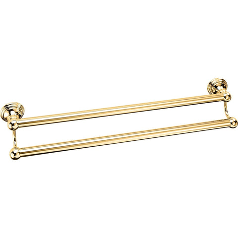 DWBA Double 23-inch Towel Bar Rail Holder Bath Towel Hanging Rack - Brass