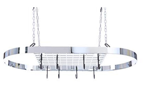 Ceiling Hanging Rack Chrome Wire