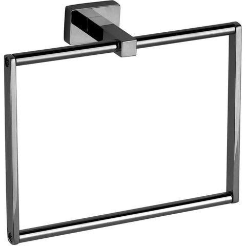 DI NY Square Towel Bar Rail Holder Hanger for Bathroom Towel Rack Chrome - 8.3-inch