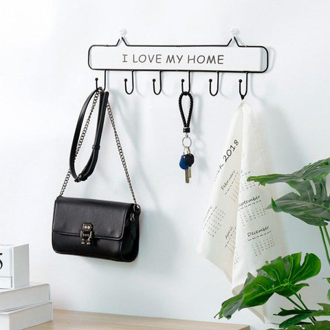 I LOVE MY HOME Coat Rack